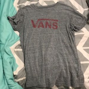 vans gray t-shirt